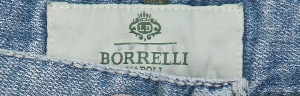 Luigi Borrelli Denim Blue Jeans - Super Slim - 36 US / 52 EU