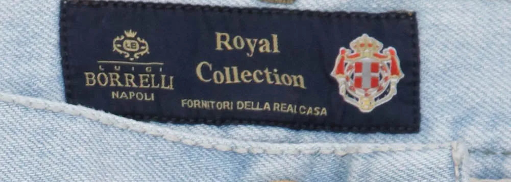 Luigi Borrelli Light Blue Jeans - Super Slim - 32 US / 48 EU