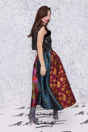 M.A Dainty II PARTED Skirt - Multi Brocade
