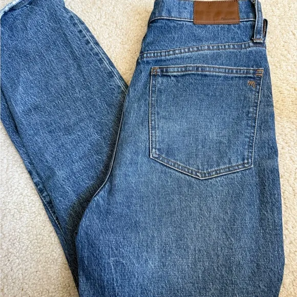 Madewell Blue Straight Leg Jeans