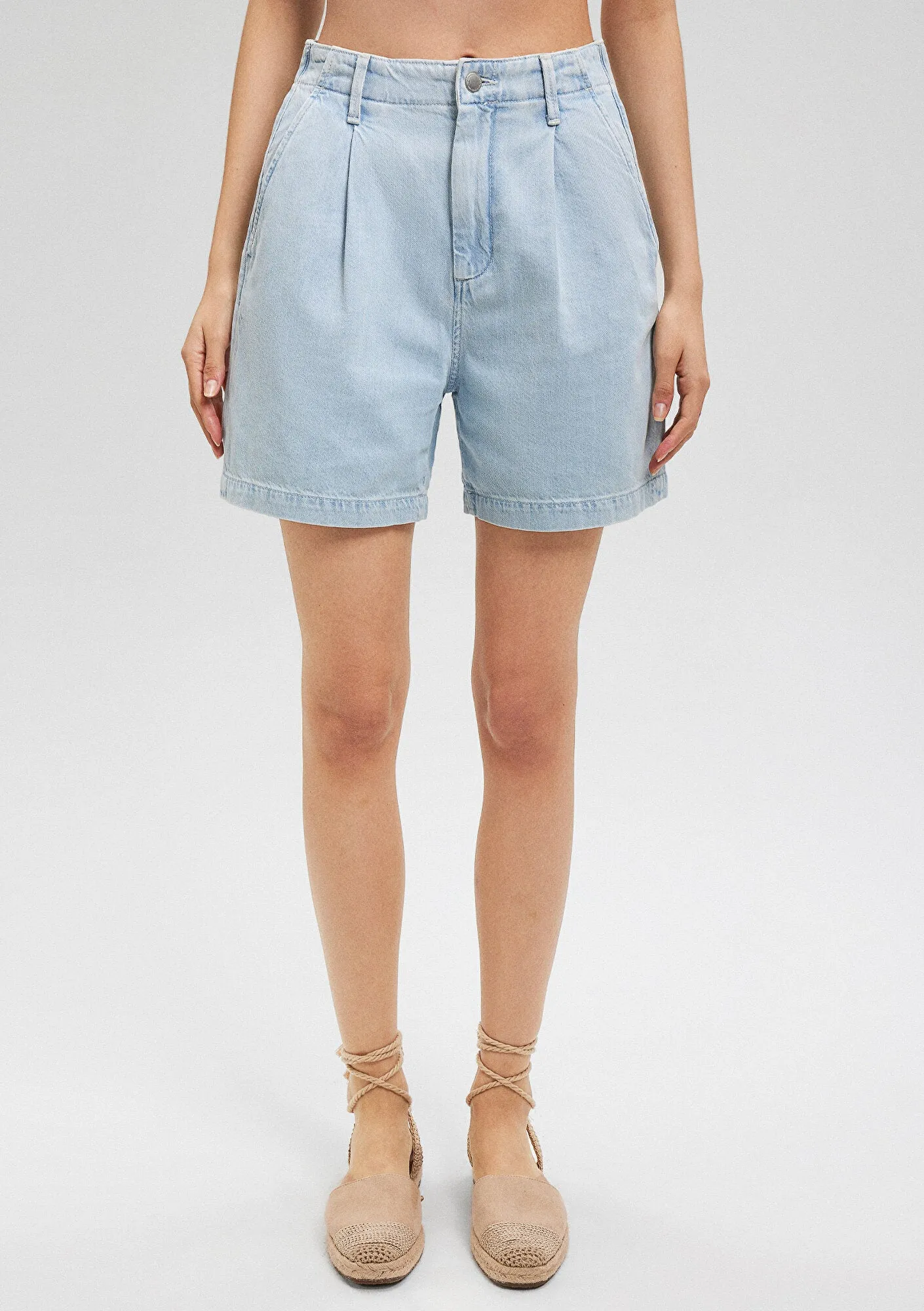 Mandy Light Blue Maviterrenean Jean Shorts