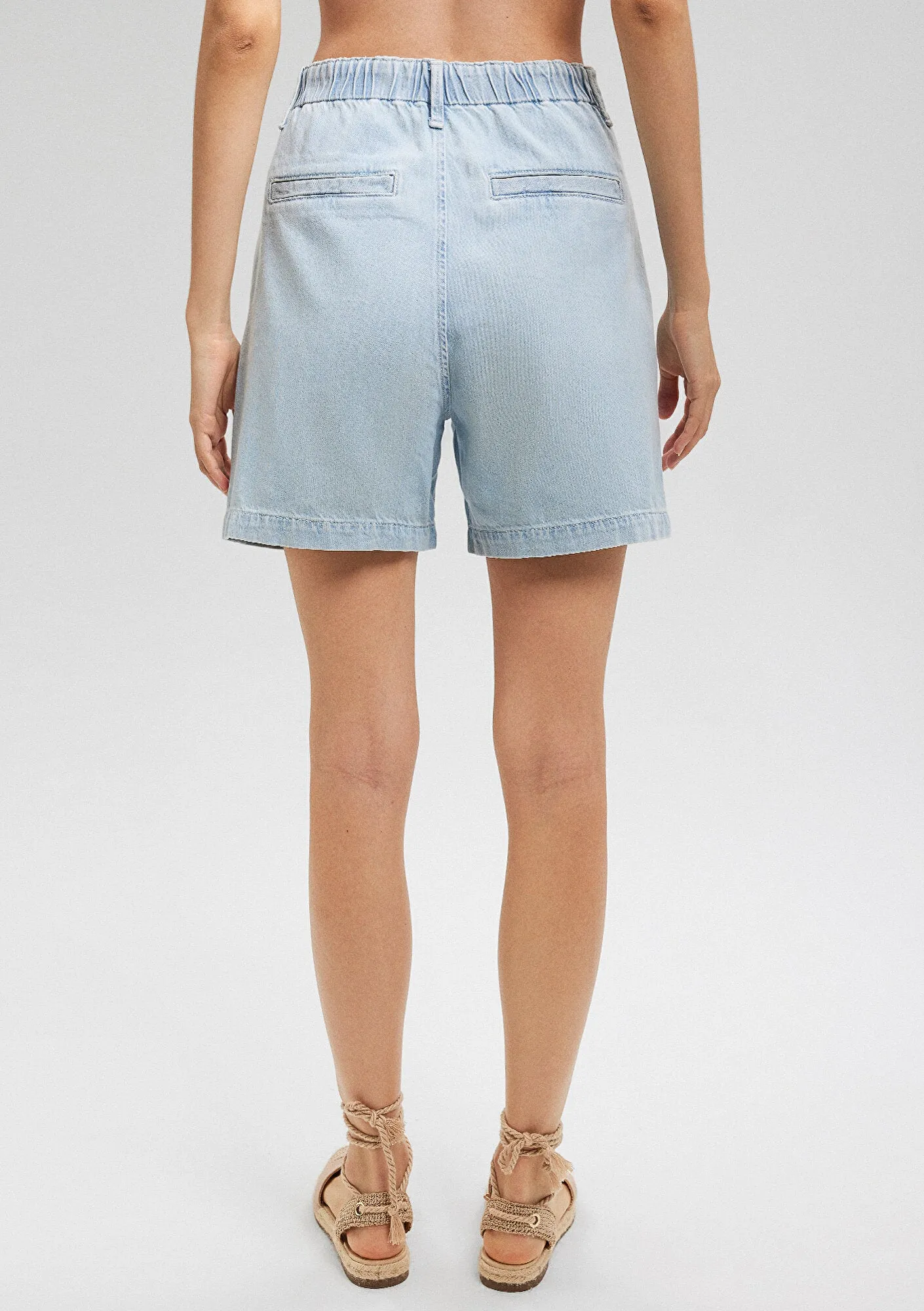 Mandy Light Blue Maviterrenean Jean Shorts