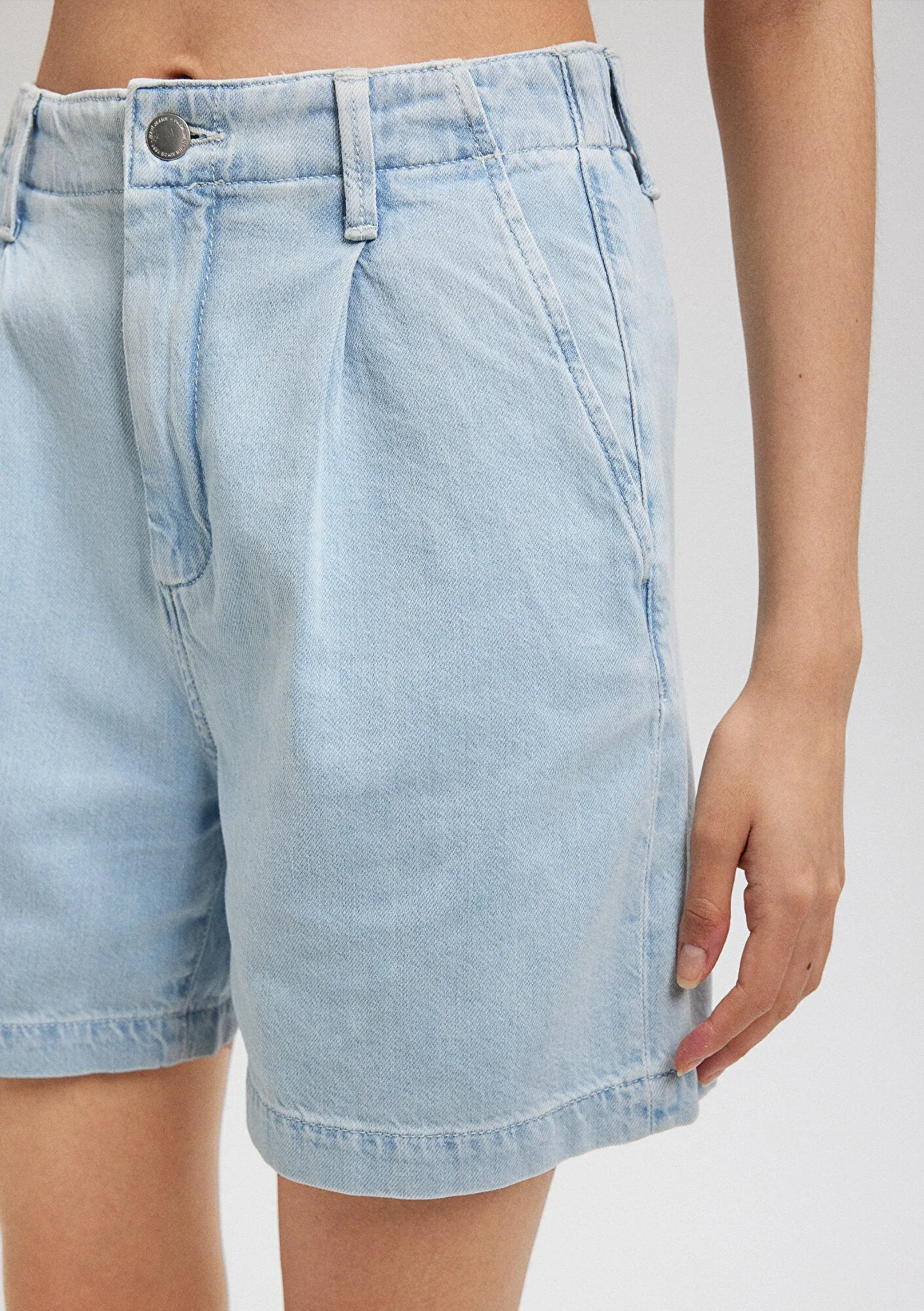 Mandy Light Blue Maviterrenean Jean Shorts