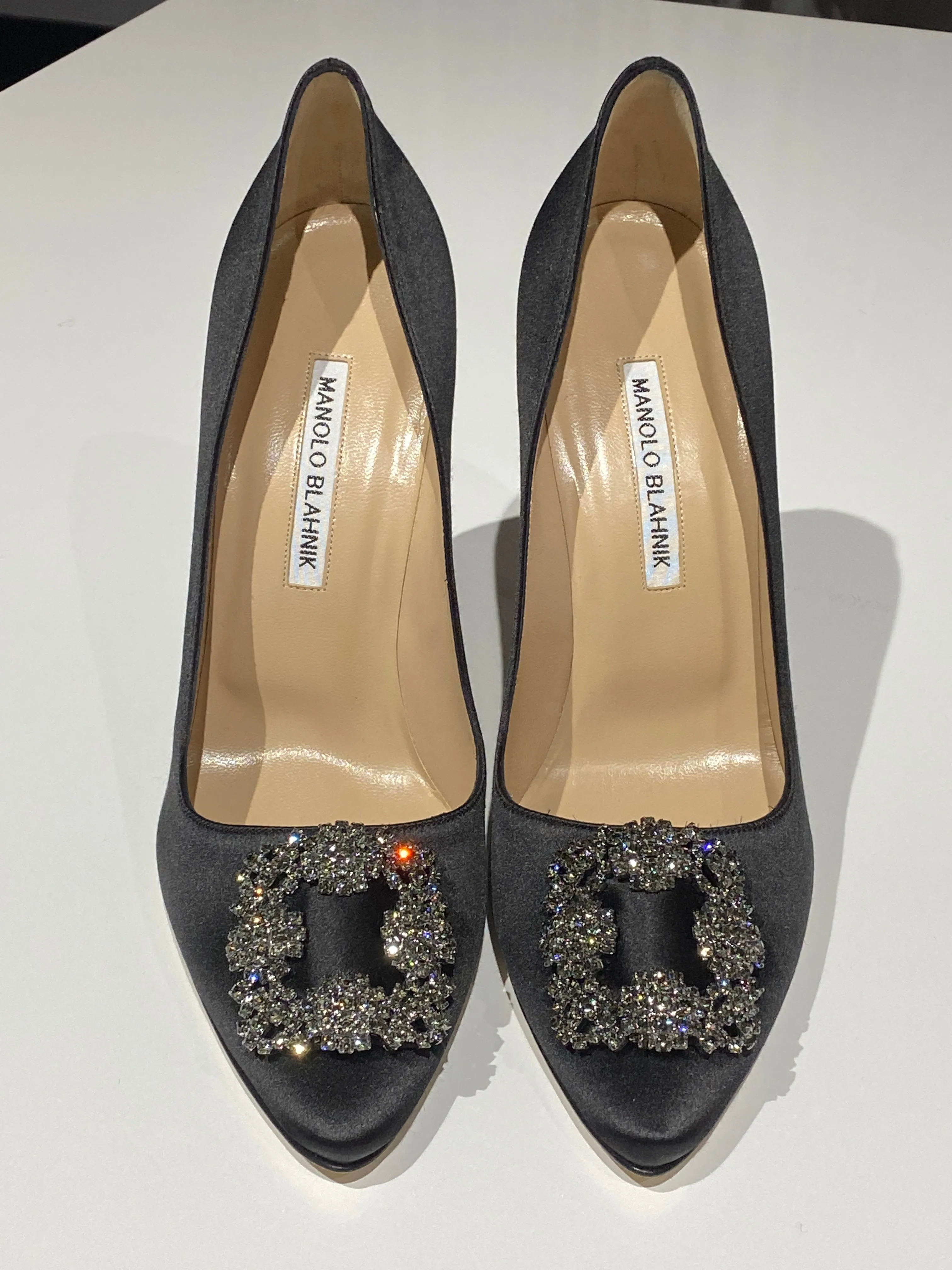 Manolo Blahnik 115 Satin Pump