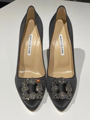 Manolo Blahnik 115 Satin Pump