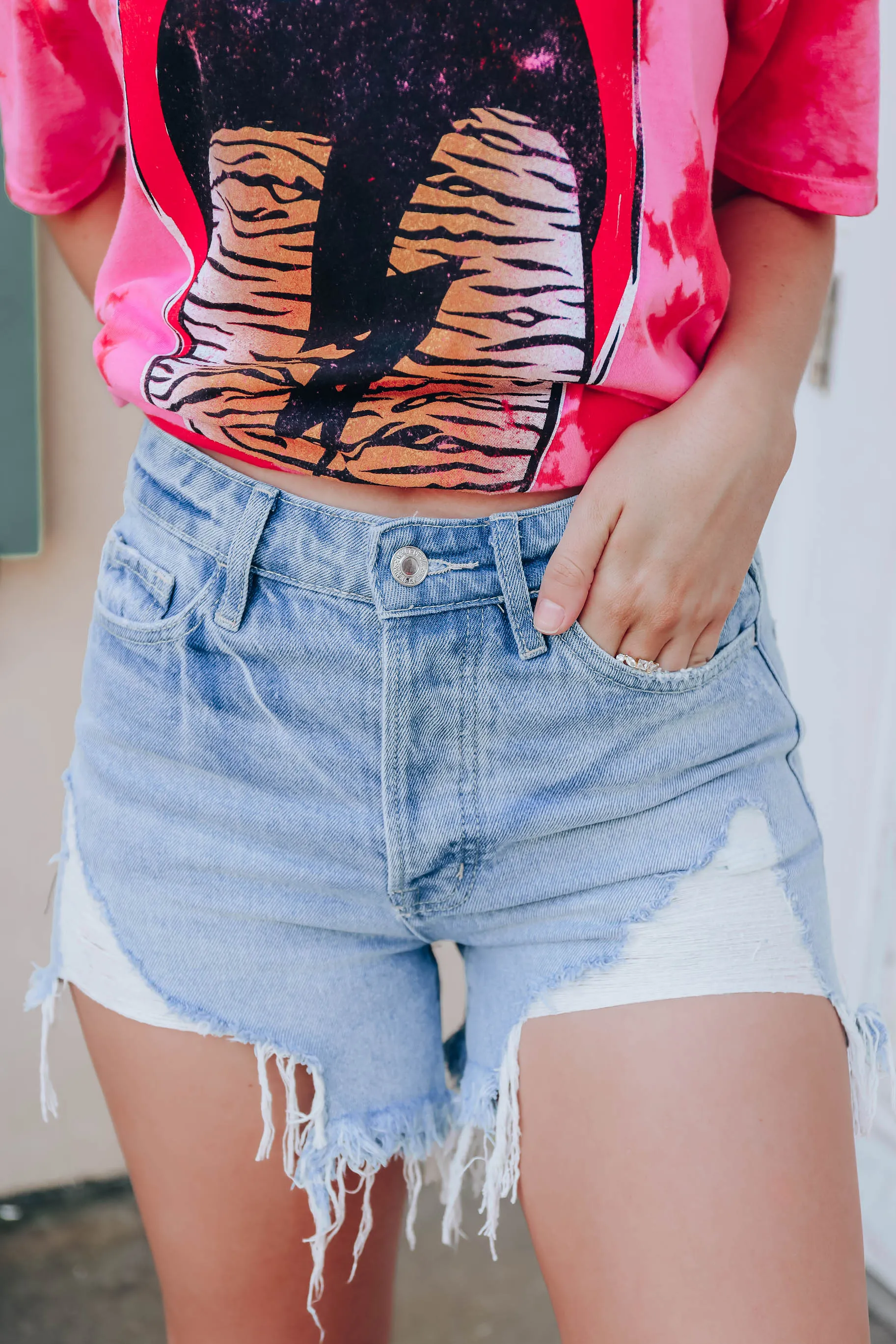 Maria Denim Mom Shorts