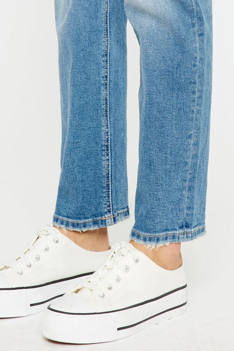 Mariko High Rise Slim Straight Leg Jeans