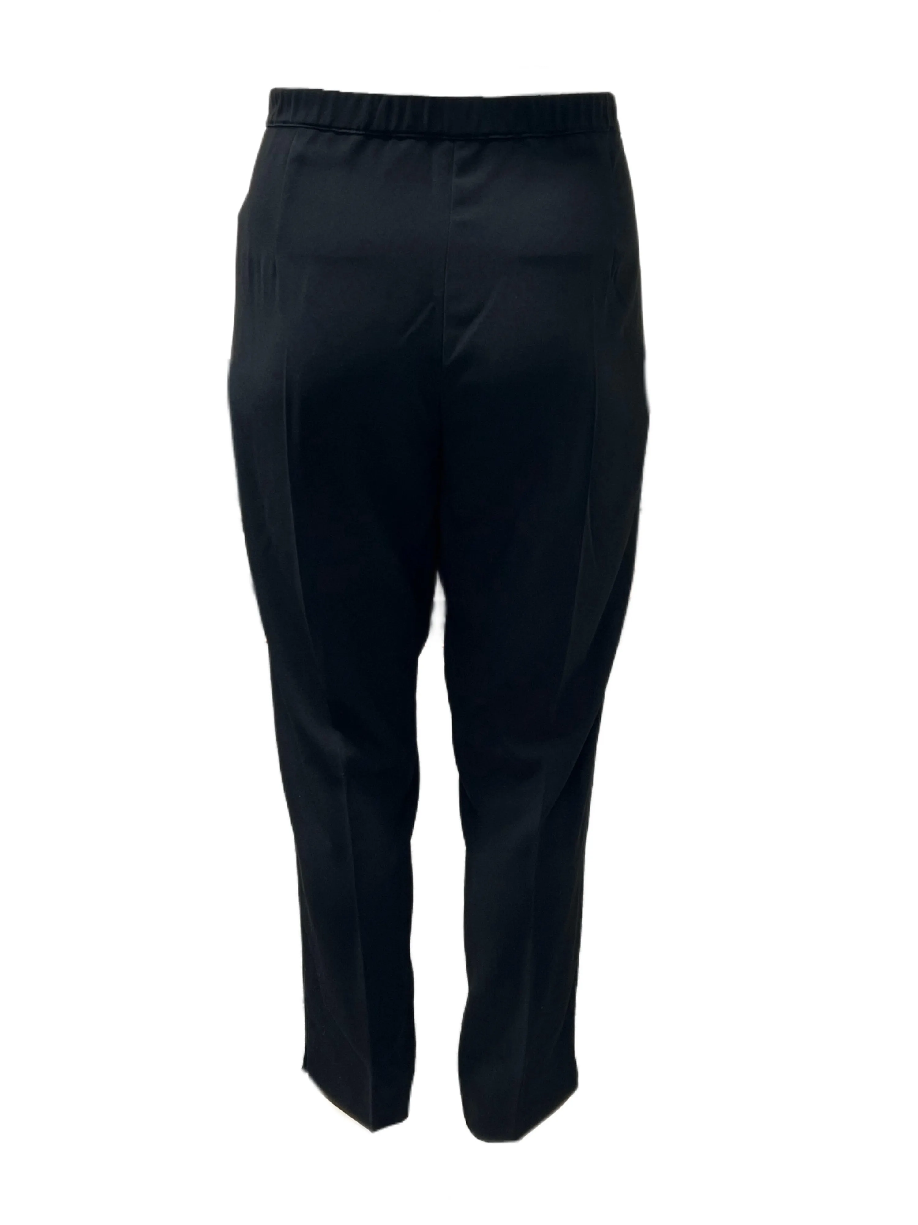 Marina Rinaldi Women's Black Ribalta Slim Fit Pants NWT