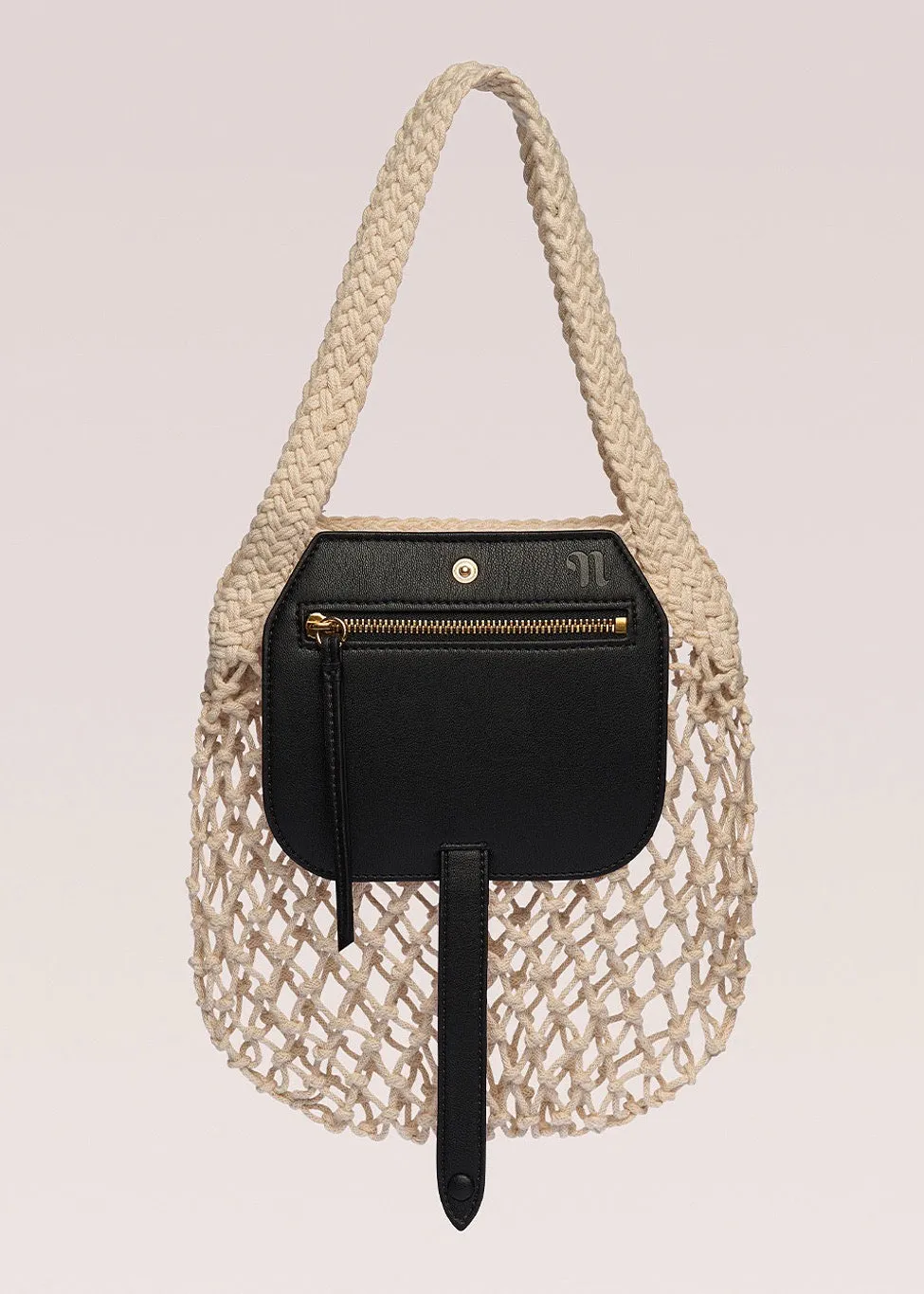 Market Bag Mini (Black Creme)