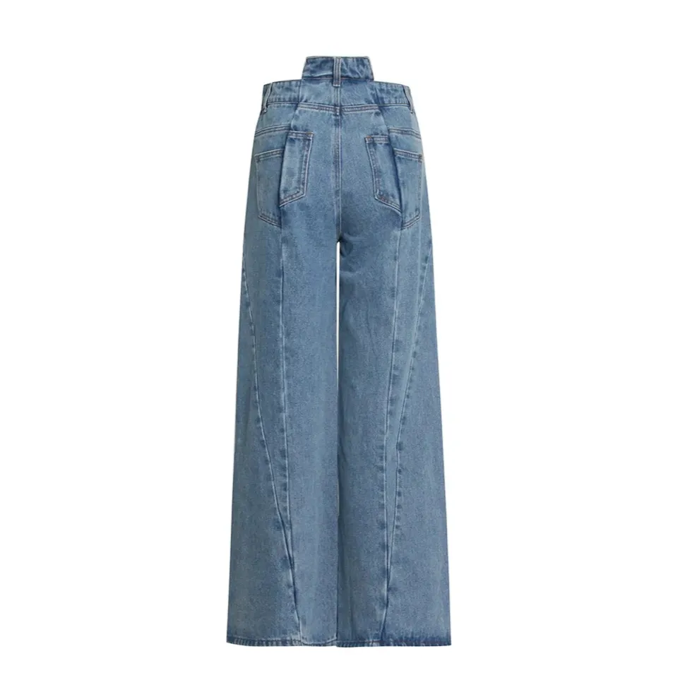 Marsala Modified Flare Jeans