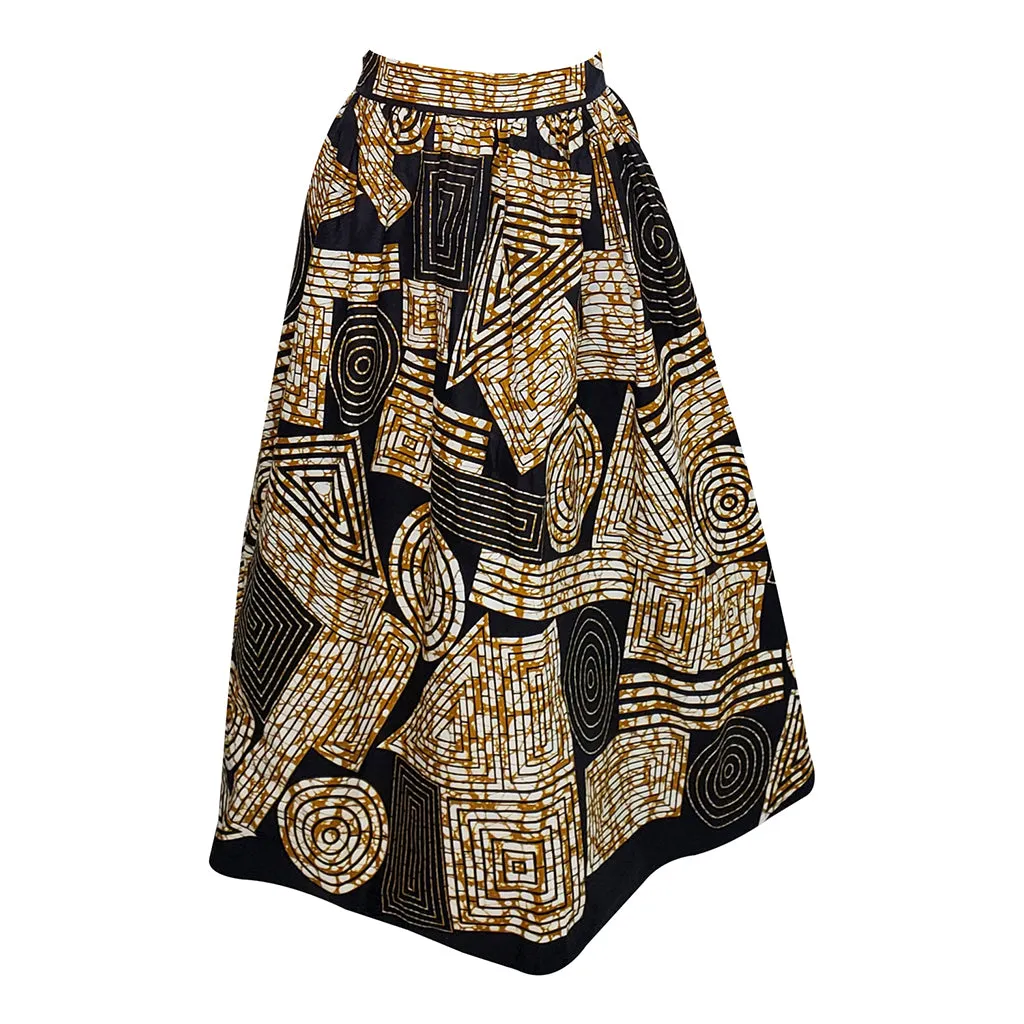 Mazing Black Long Maxi Skirt