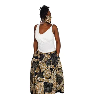 Mazing Black Long Maxi Skirt