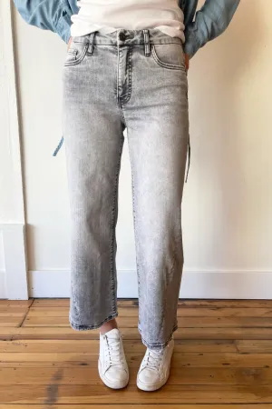Meg High Rise Fab Ab Wide Leg Back Forward Clean Hem