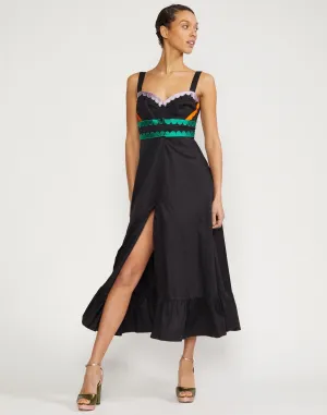 Melita Scallop Embroidered Dress