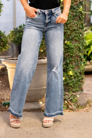 Melrose Tummy Control Top Mid Rise Wide Leg