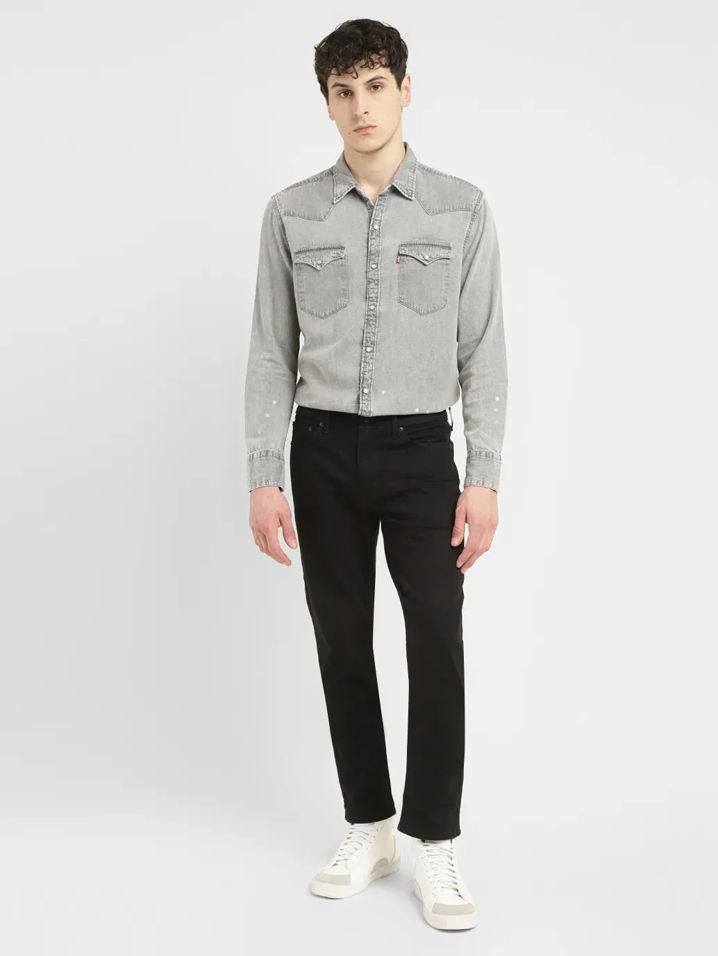 Men's 511 Black Slim Fit Mid Rise Jeans