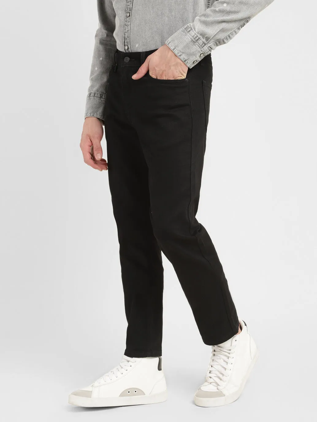 Men's 511 Black Slim Fit Mid Rise Jeans