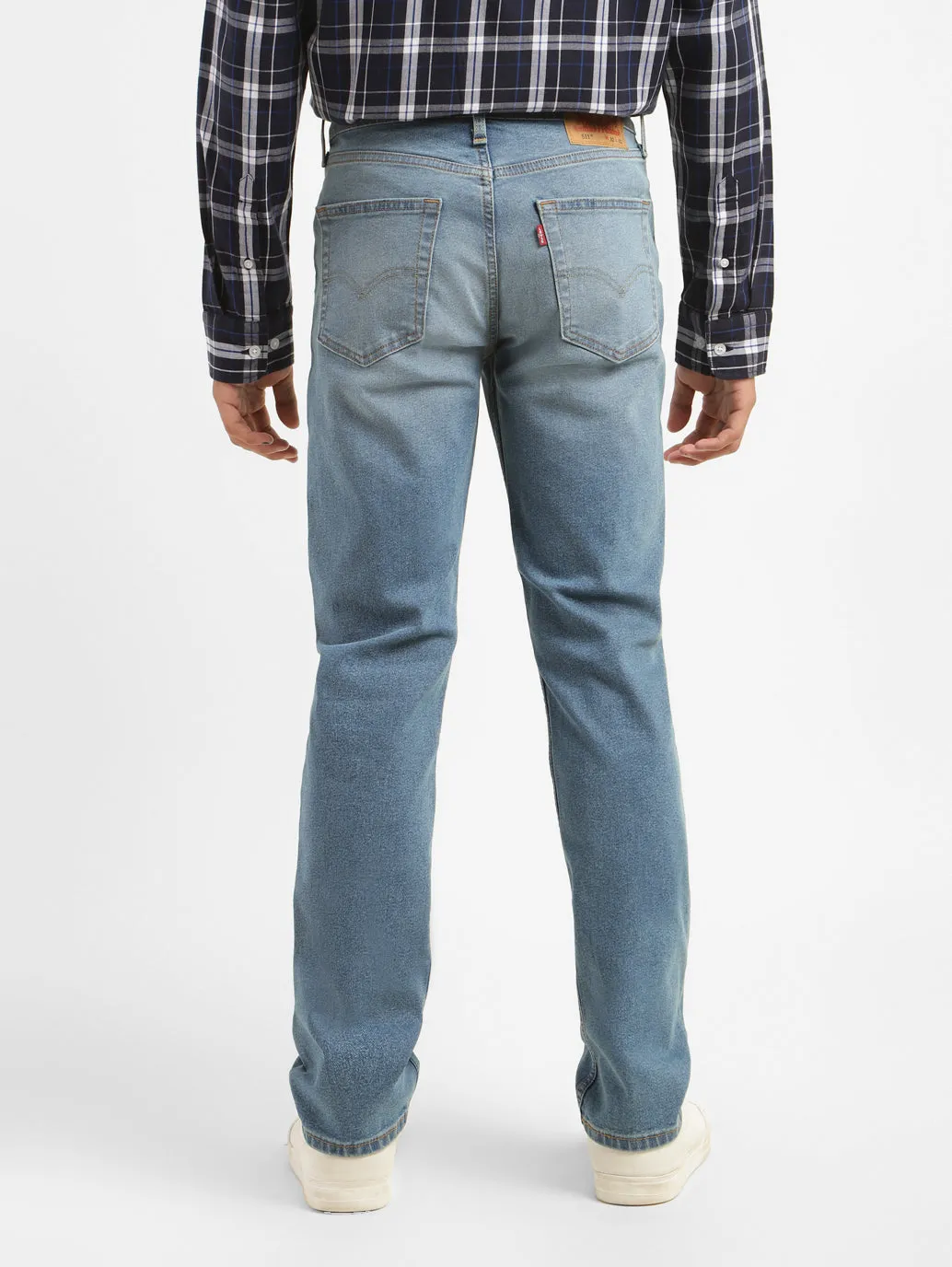 Men's 511 Blue Slim Fit Mid Rise Jeans