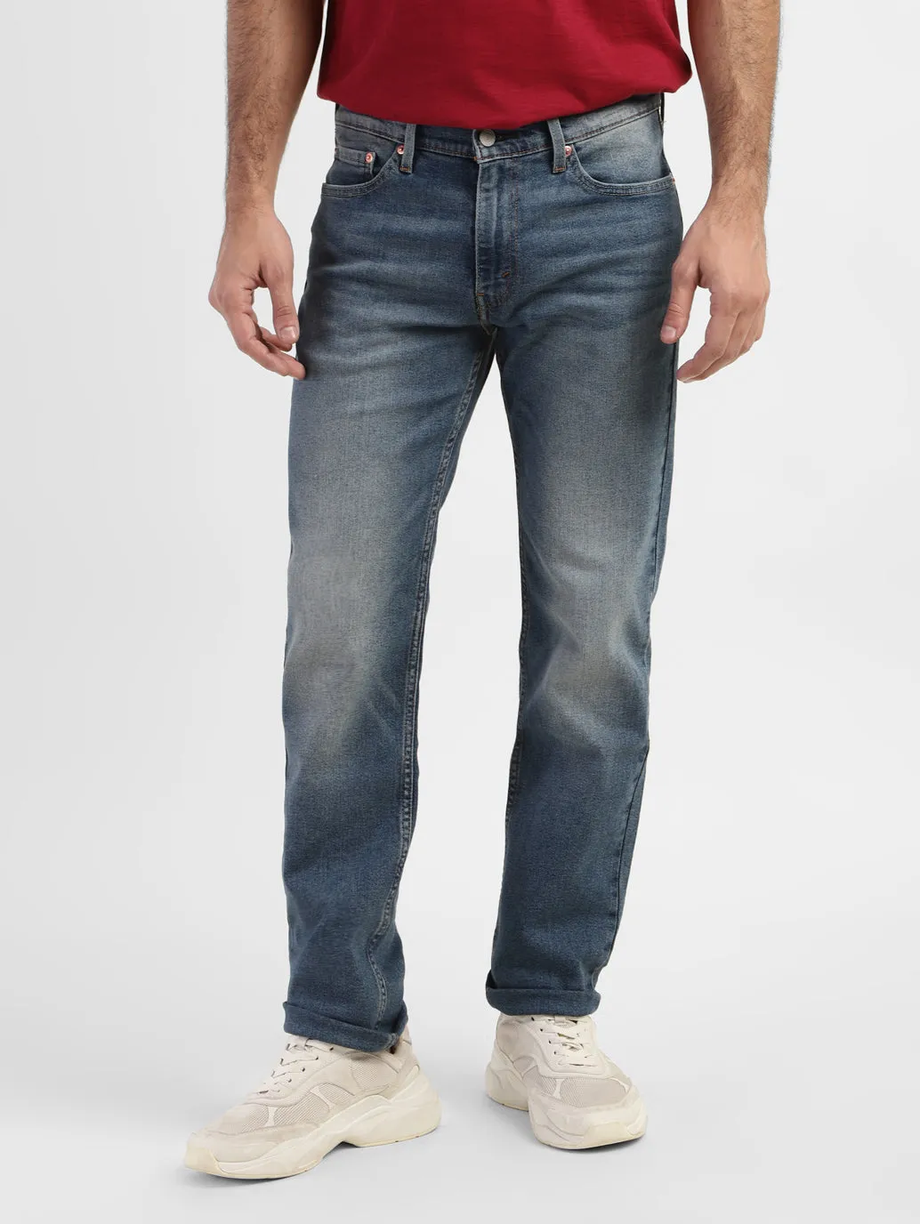 Men's 511 Blue Slim Fit Mid Rise Jeans