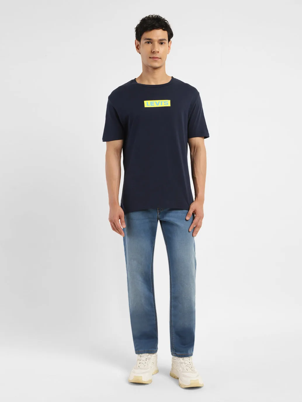 Men's 511 Blue Slim Fit Mid Rise Jeans