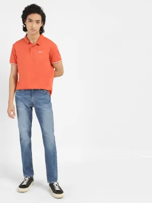 Men's 511 Blue Slim Fit Mid Rise Jeans