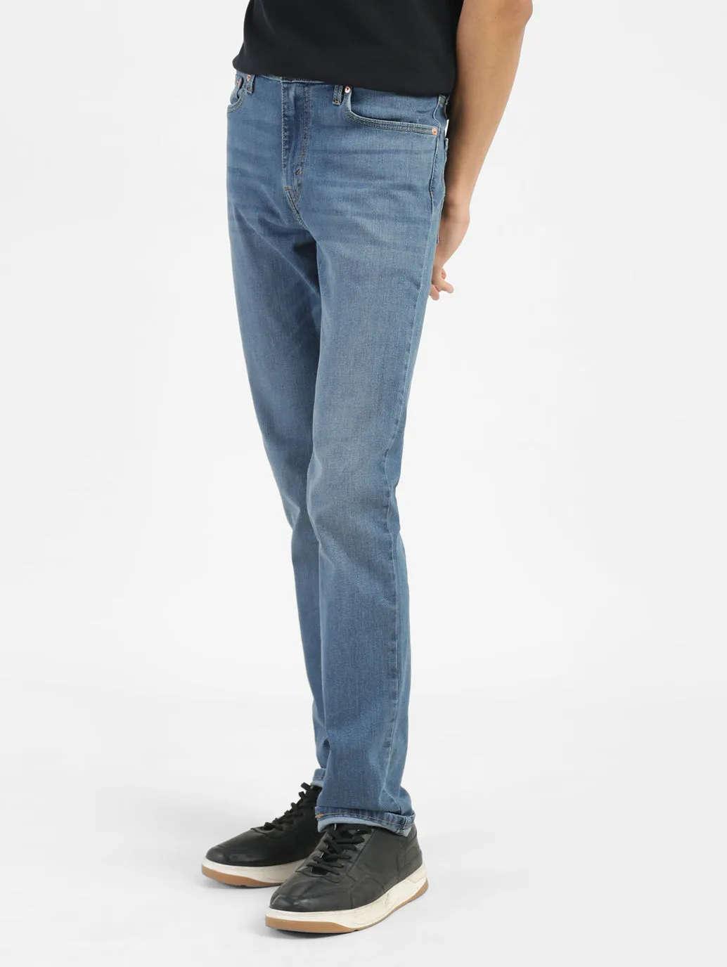 Men's 511 Blue Slim Fit Mid Rise Jeans