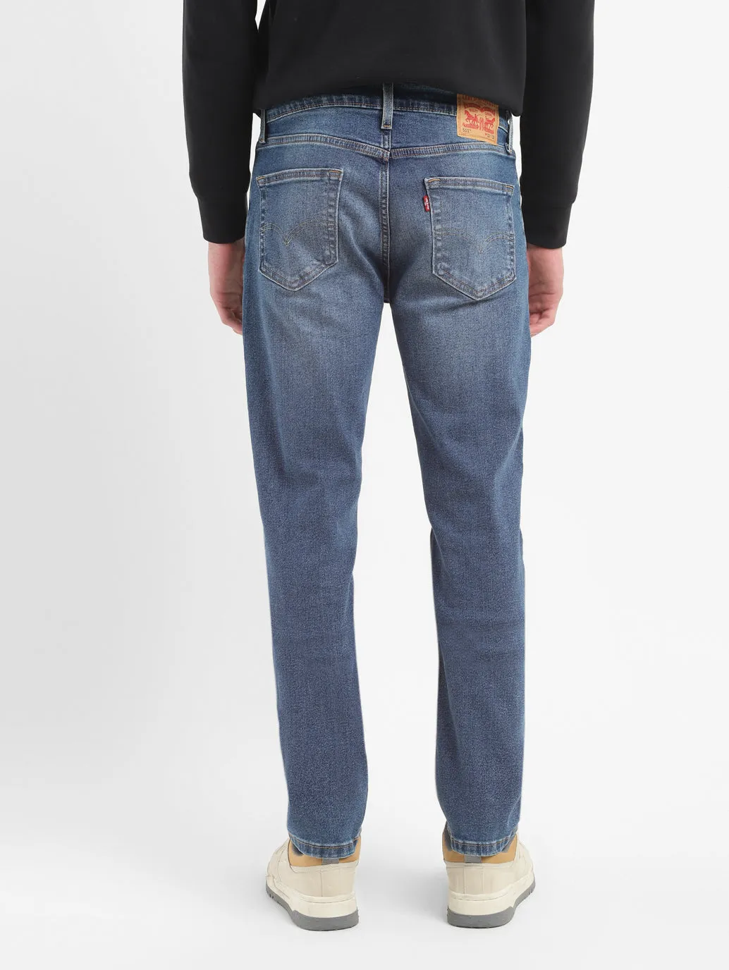 Men's 511 Blue Slim Fit Mid Rise Jeans