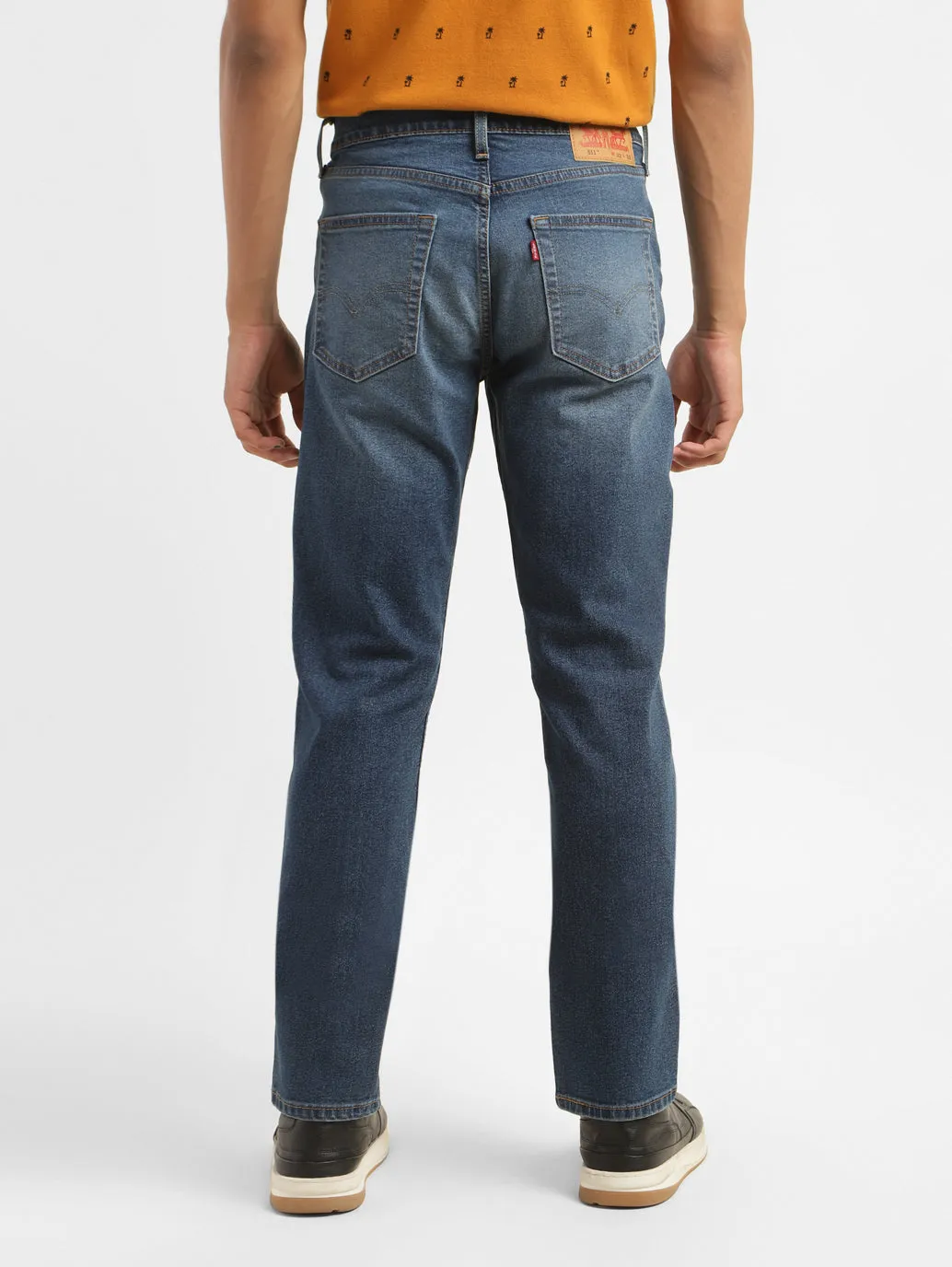 Men's 511 Blue Slim Fit Mid Rise Jeans