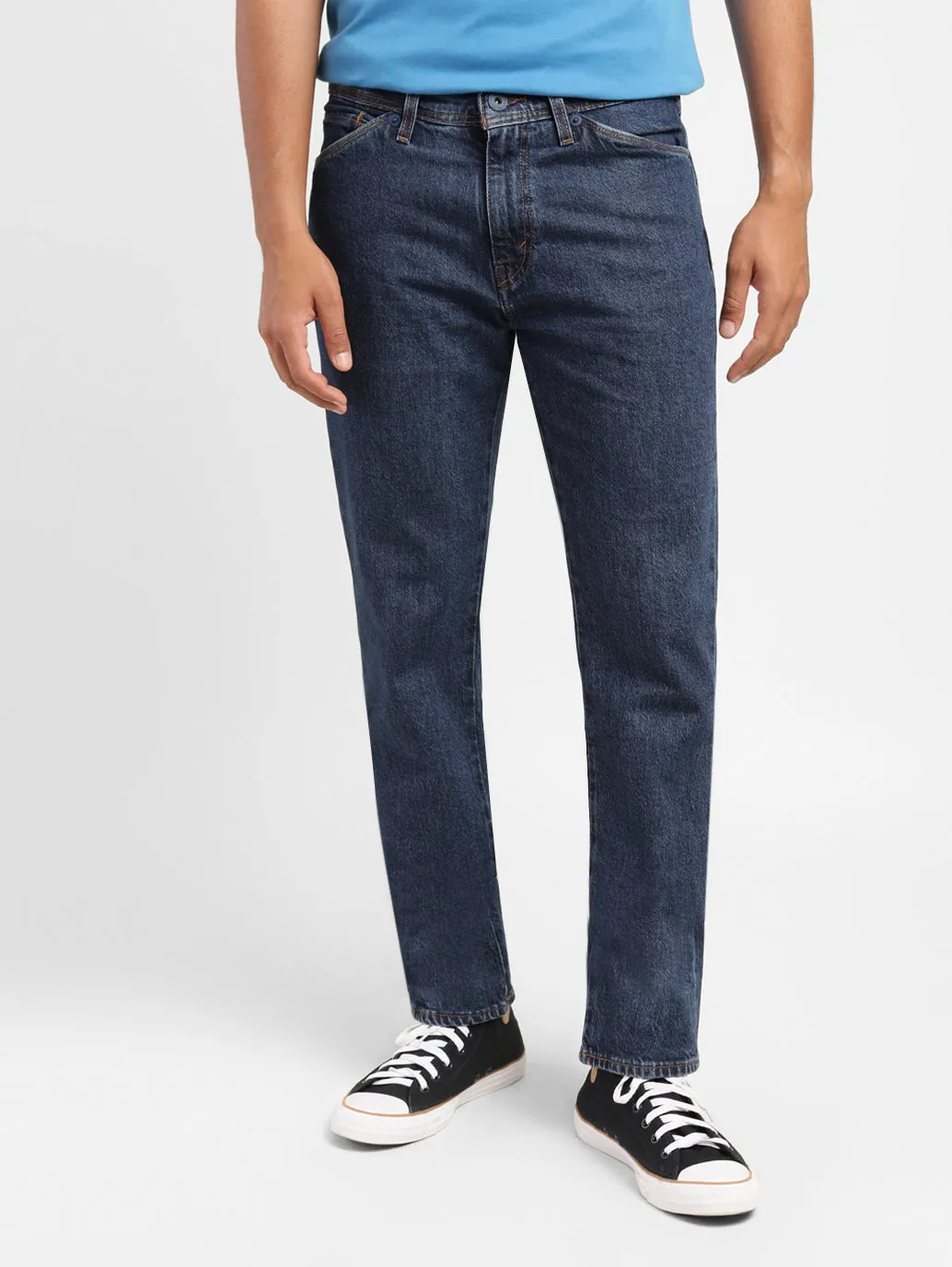 Men's 511 Blue Slim Fit Mid Rise Jeans