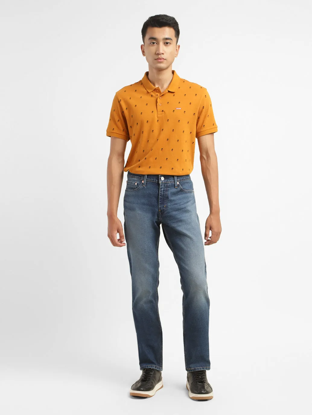 Men's 511 Blue Slim Fit Mid Rise Jeans
