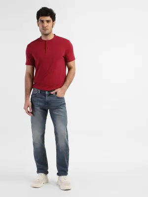 Men's 511 Blue Slim Fit Mid Rise Jeans