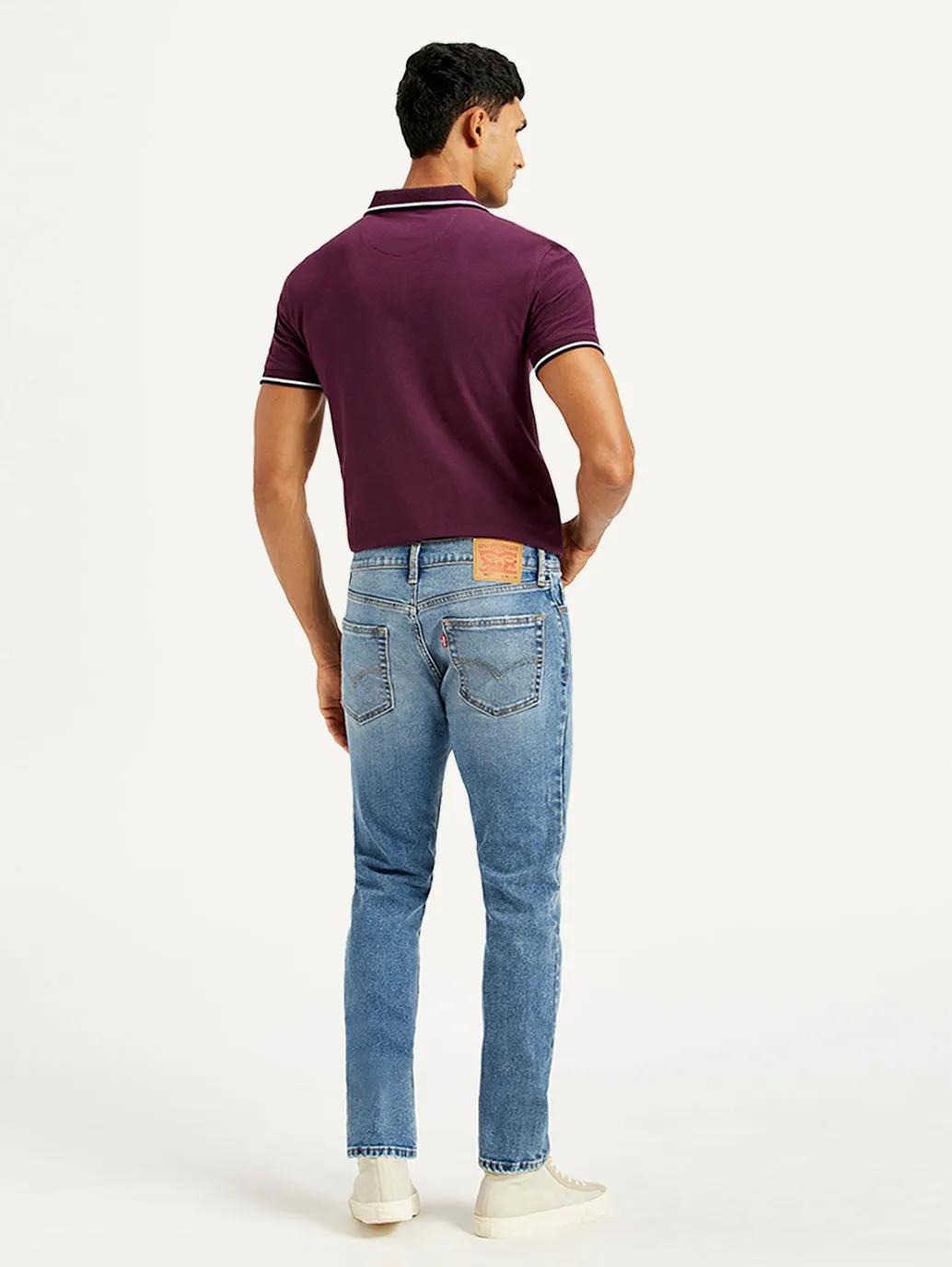 Men's 511 Blue Slim Fit Mid Rise Jeans