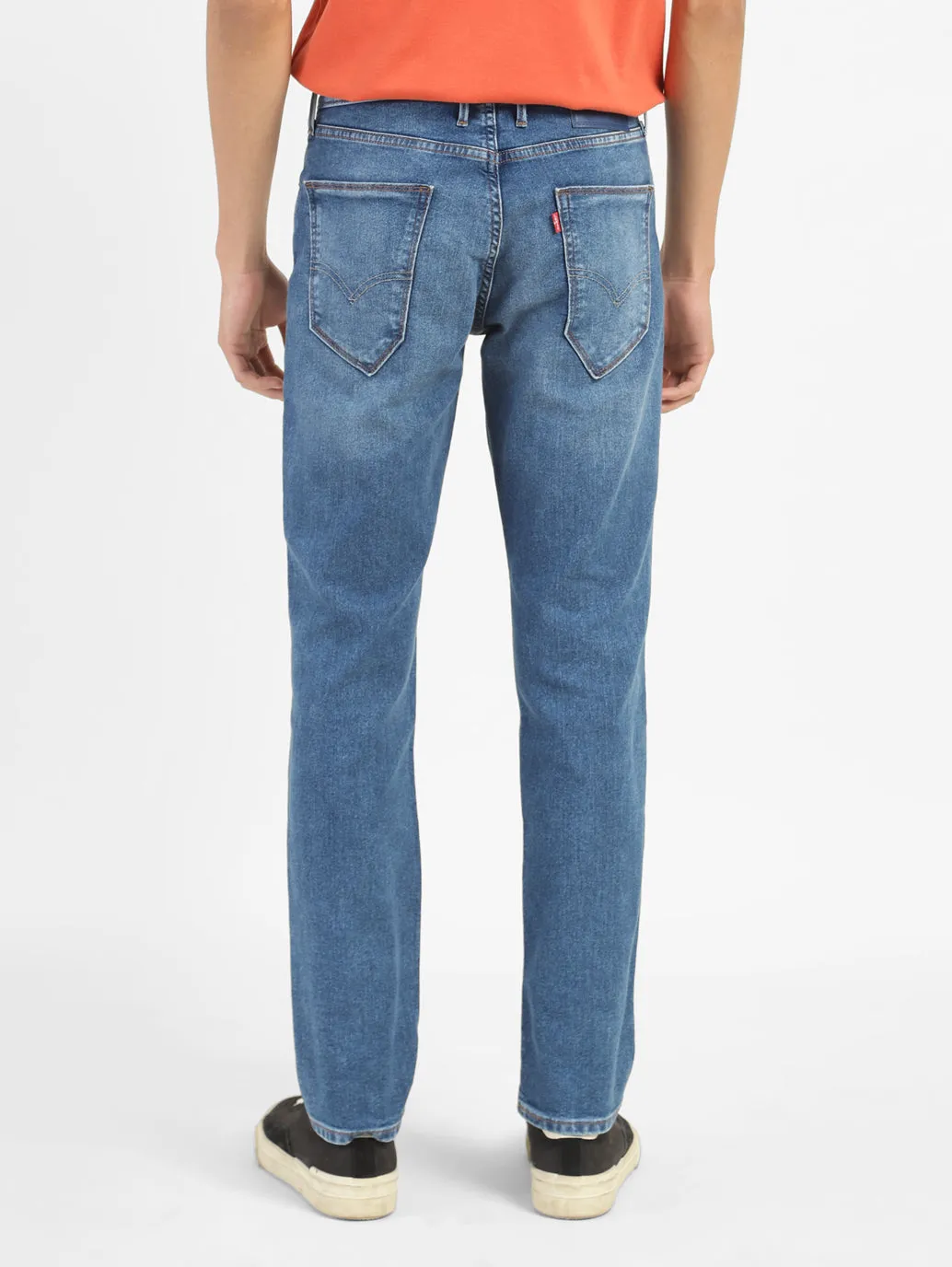 Men's 511 Blue Slim Fit Mid Rise Jeans