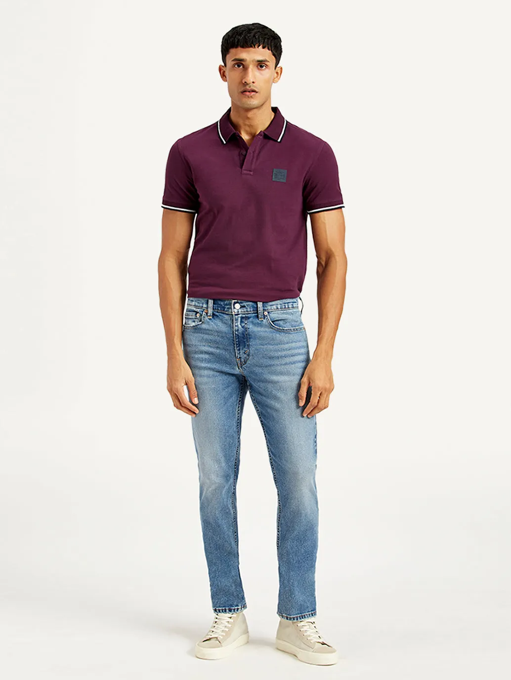 Men's 511 Blue Slim Fit Mid Rise Jeans
