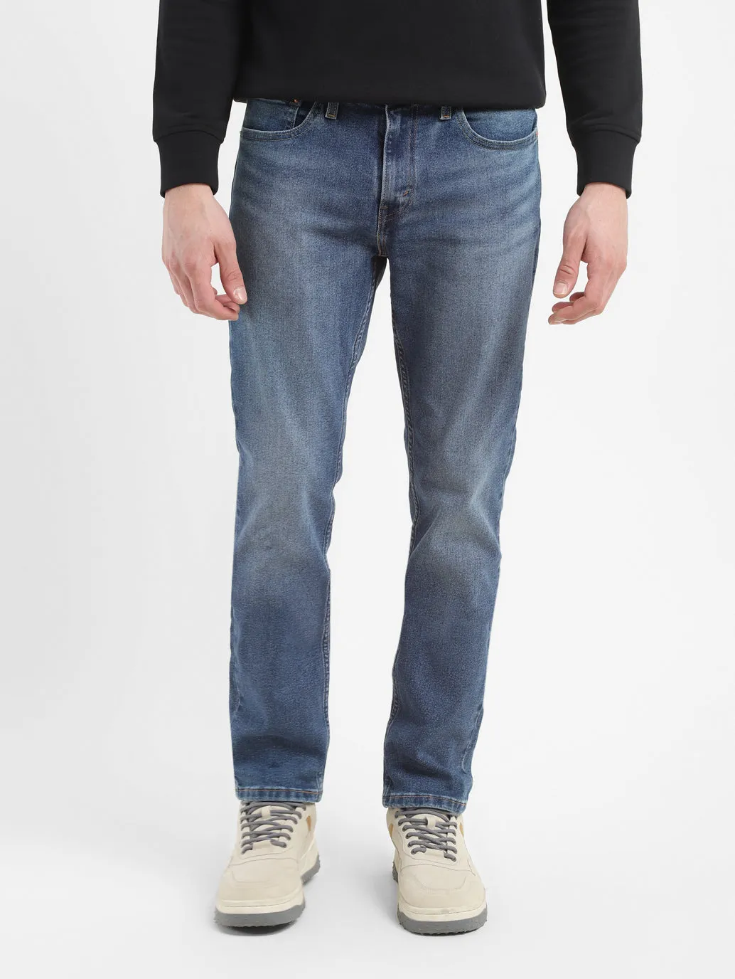 Men's 511 Blue Slim Fit Mid Rise Jeans