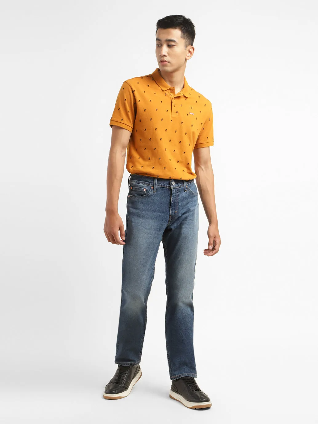 Men's 511 Blue Slim Fit Mid Rise Jeans