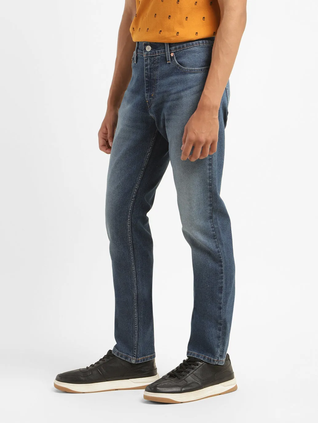 Men's 511 Blue Slim Fit Mid Rise Jeans