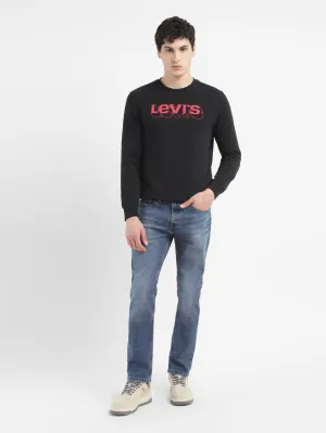 Men's 511 Blue Slim Fit Mid Rise Jeans