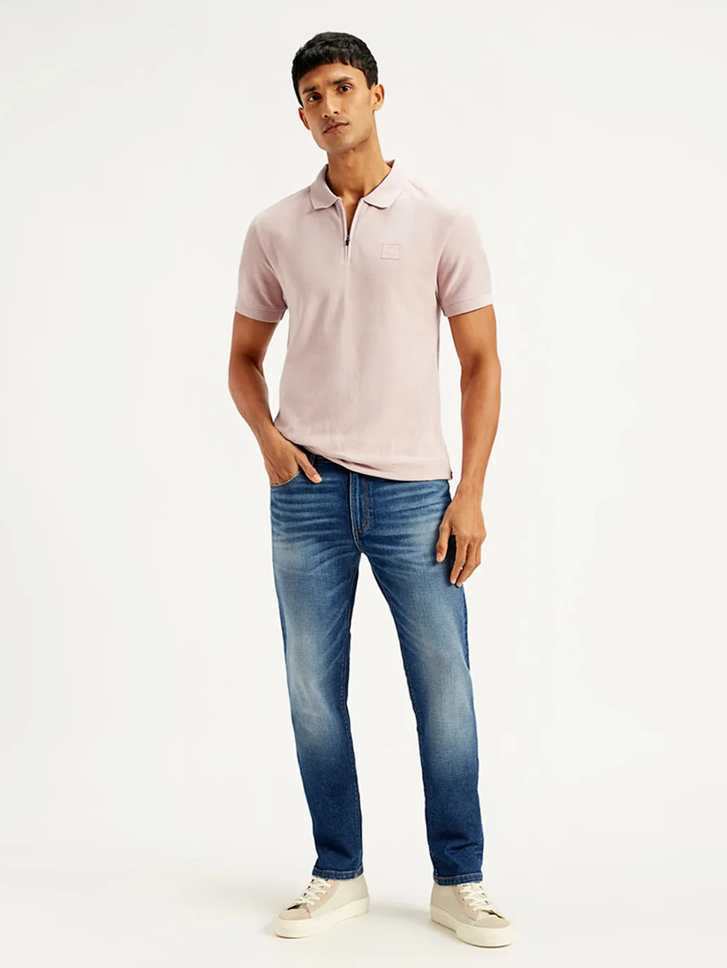 Men's 511 Blue Slim Fit Mid Rise Jeans