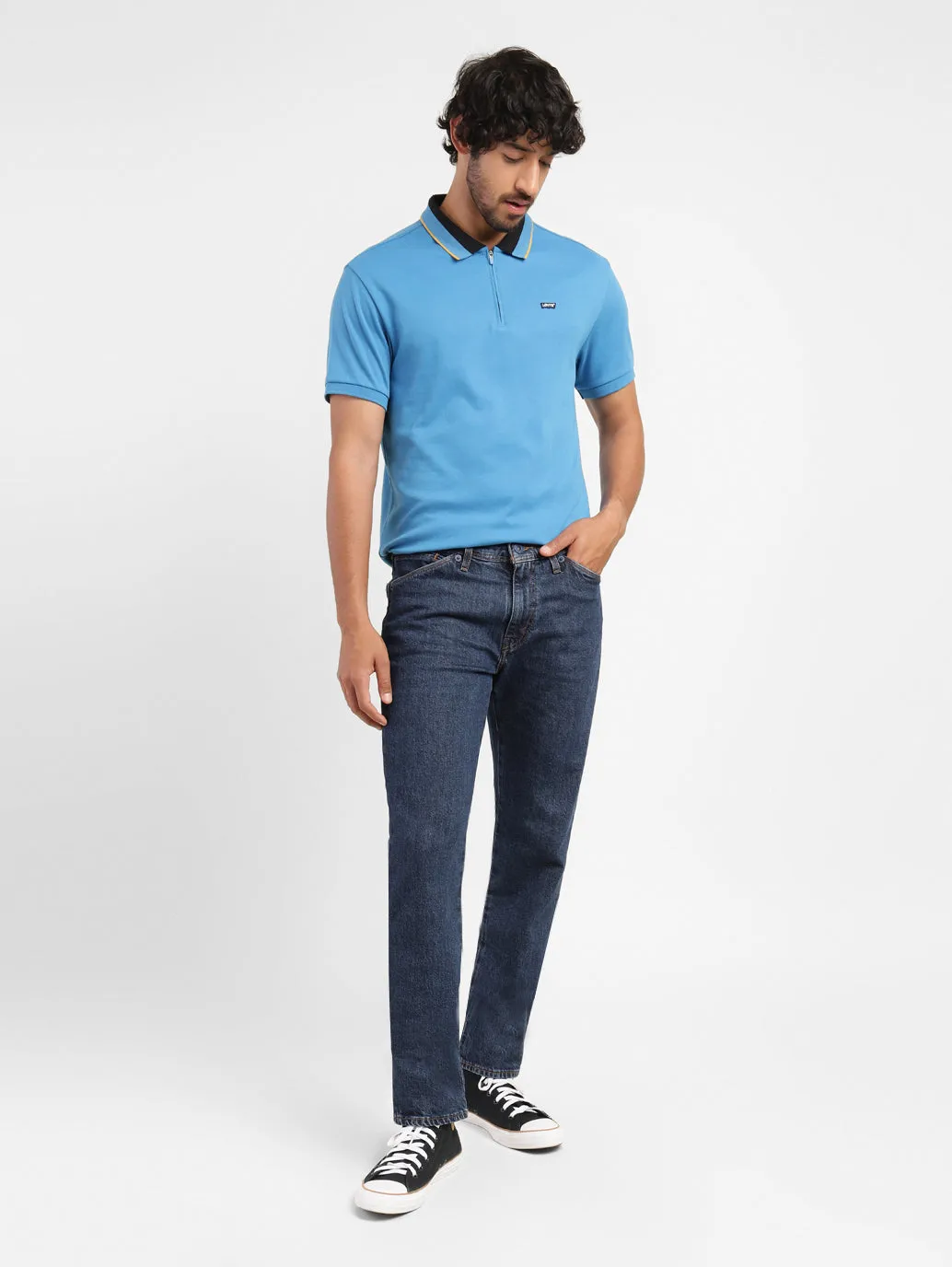 Men's 511 Blue Slim Fit Mid Rise Jeans