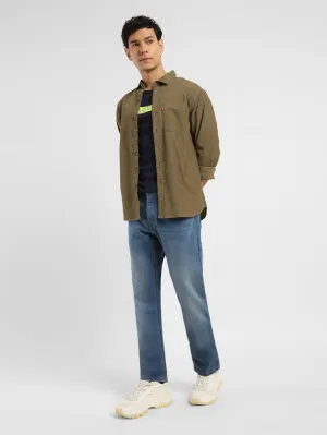 Men's 511 Blue Slim Fit Mid Rise Jeans