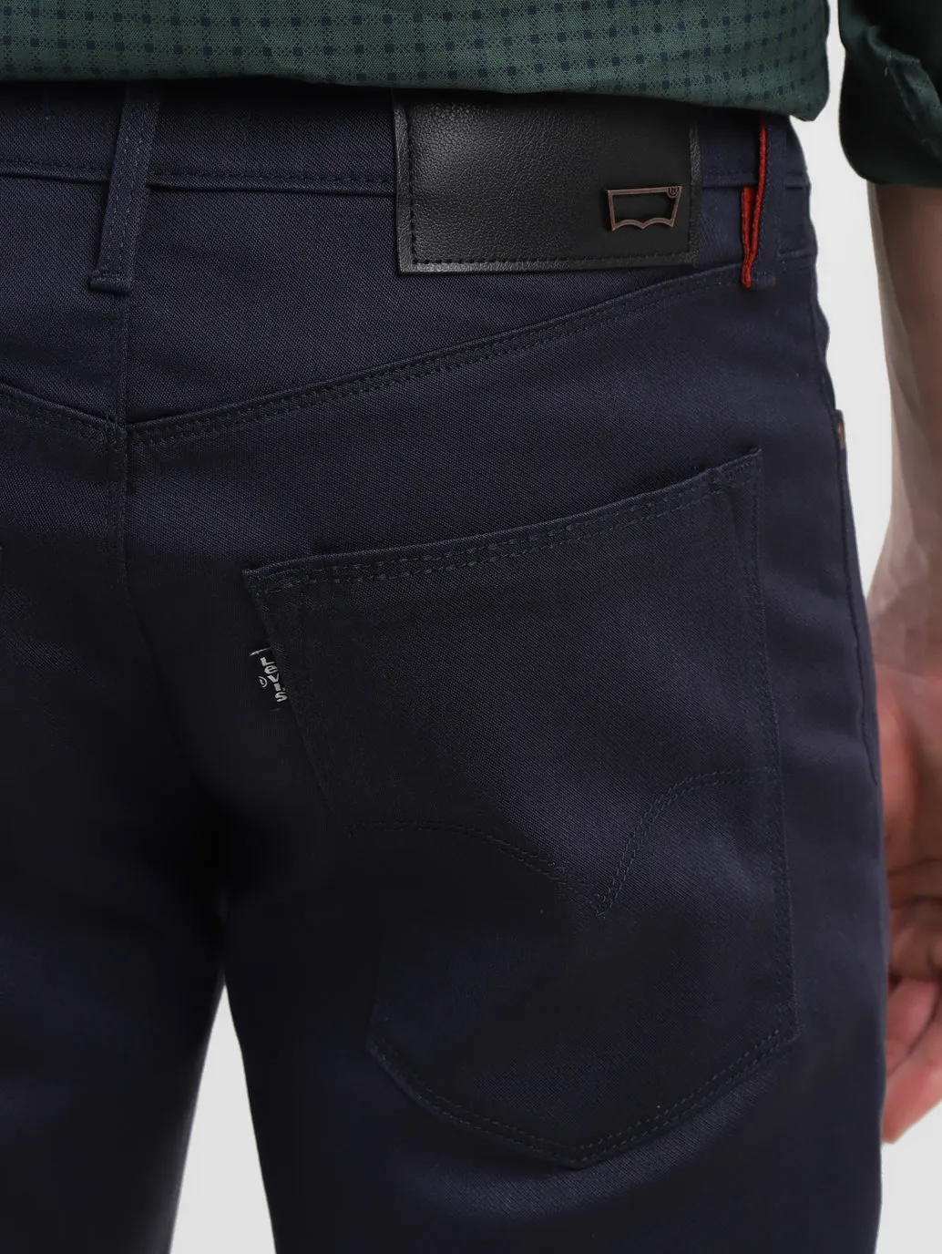 Men's 511 Navy Blue Slim Fit Mid Rise Jeans