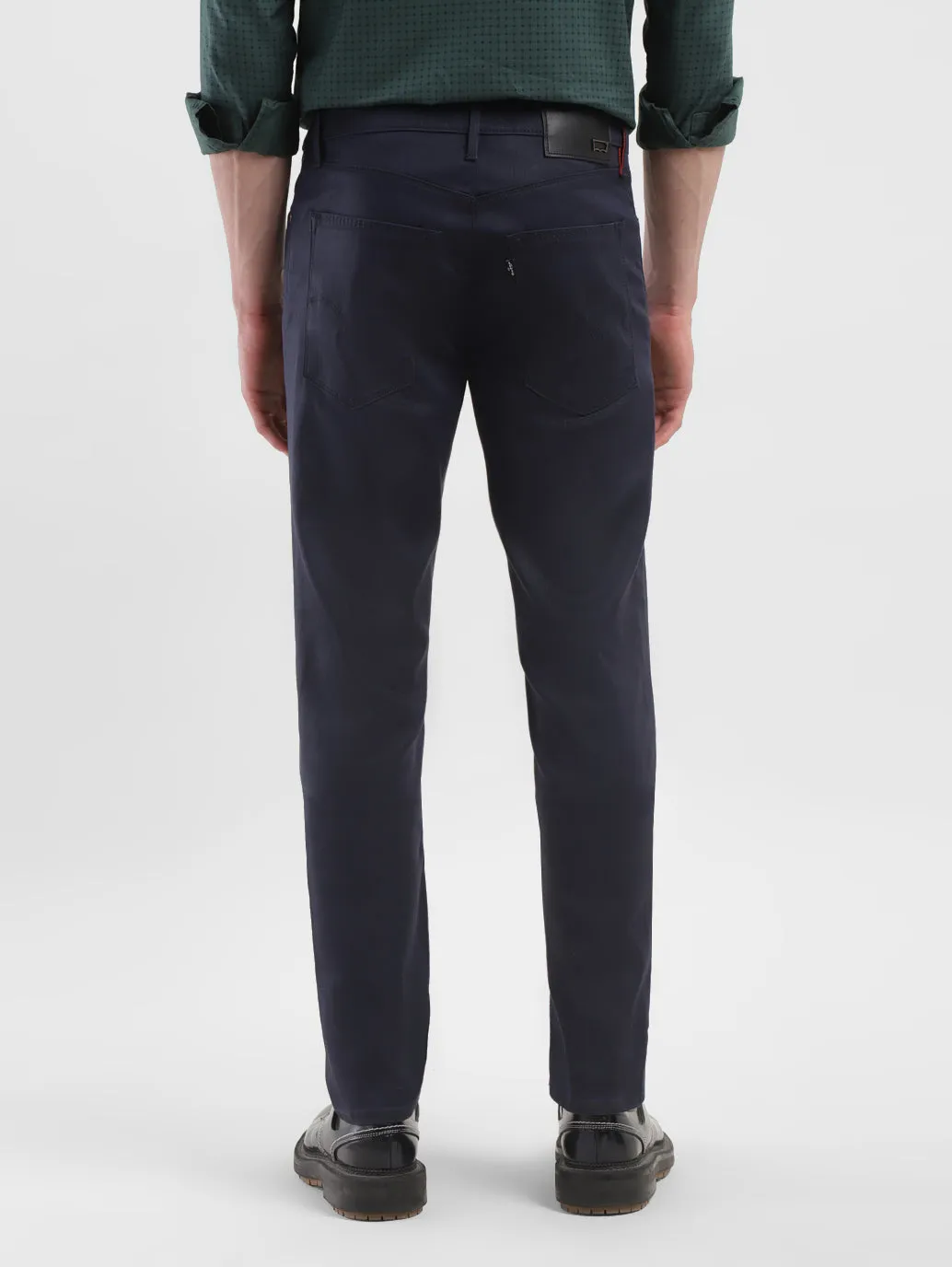 Men's 511 Navy Blue Slim Fit Mid Rise Jeans