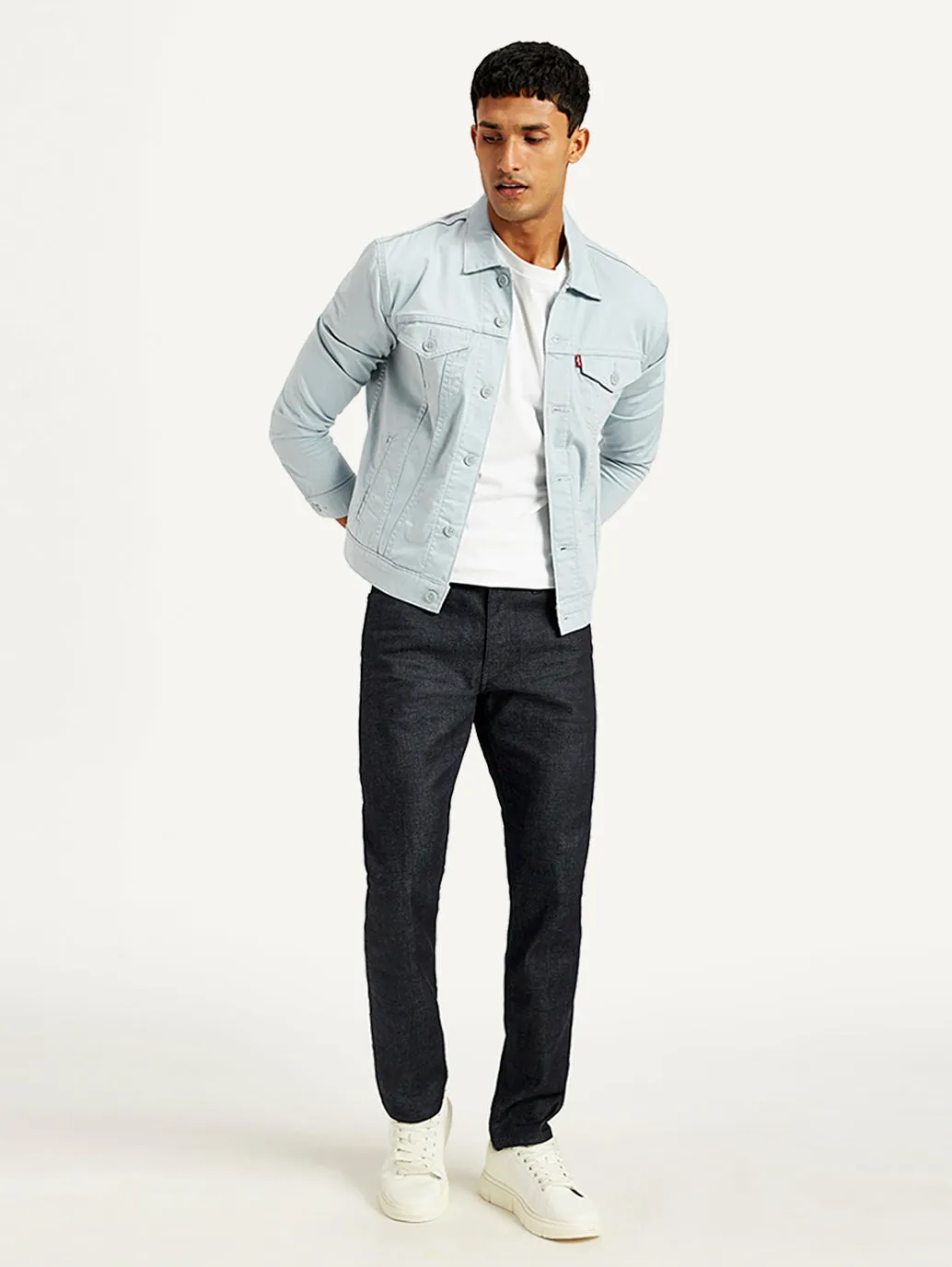 Men's 511 Navy Blue Slim Fit Mid Rise Jeans
