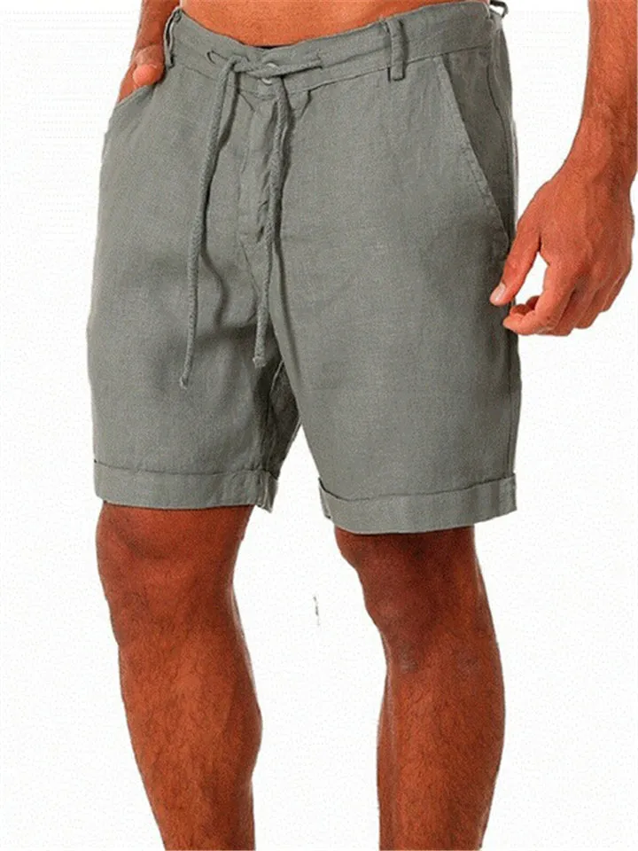 Men's Breathable Solid Color Shorts