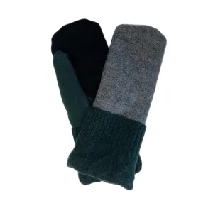 Men's Mittens Grey & Green | 341
