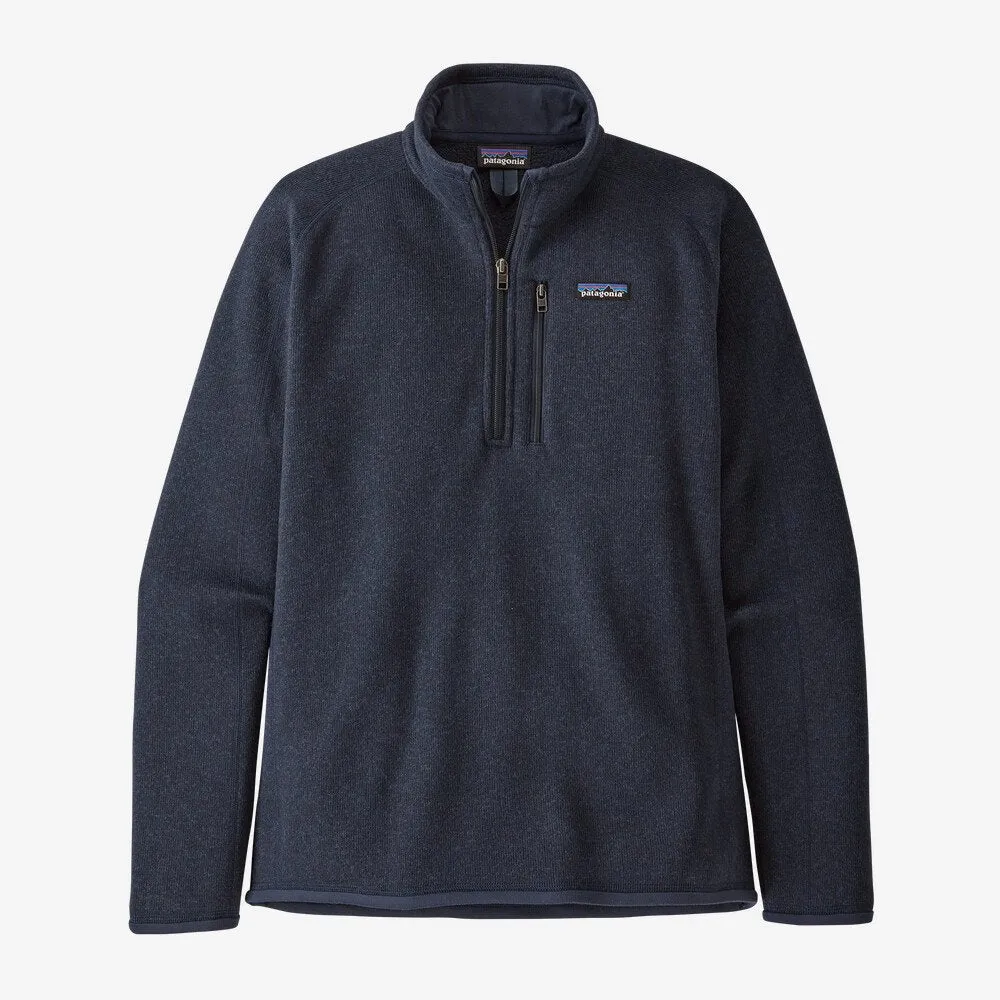 MENS PATAGONIA BETTER SWEATER 1/4 ZIP - NEW NAVY
