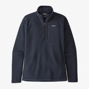 MENS PATAGONIA BETTER SWEATER 1/4 ZIP - NEW NAVY