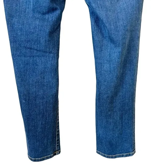 Michael Kors Whipstitch Pocket Straigh Leg Mid Rise Jeans