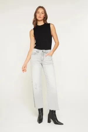 Mid Rise Wide Leg by Mica Denim